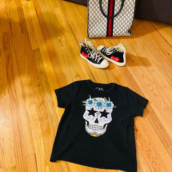 WORN A FEW TIMES CHASER SKELETON TEE SIZE MEDIUM - Picture 4 of 5